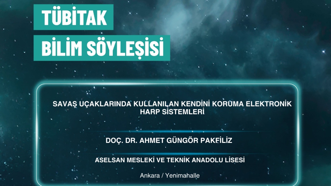 TUBİTAK BİLİM SÖYLEŞİSİ